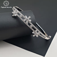 Blossomy Floral Cz Hand Kada