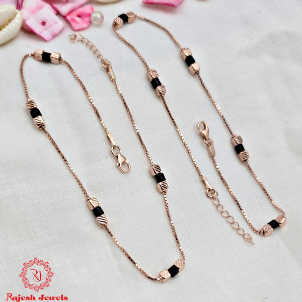 Tremendous Rosegold Sleek Anklet