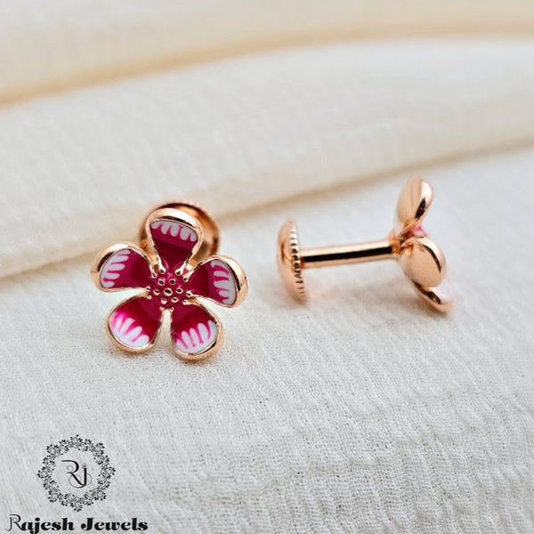 Wonderful Floral South Screw Earrings