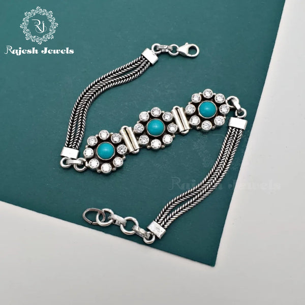 Turquoise Cutstone Bracelet