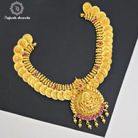 Beautiful Coined Lakshmi Neckpiece