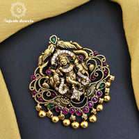 Lord Hare Krishna Cz Pendent