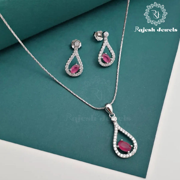 Alluring Cz Pendent Set