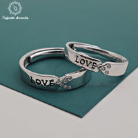 "Love" Couple Rings