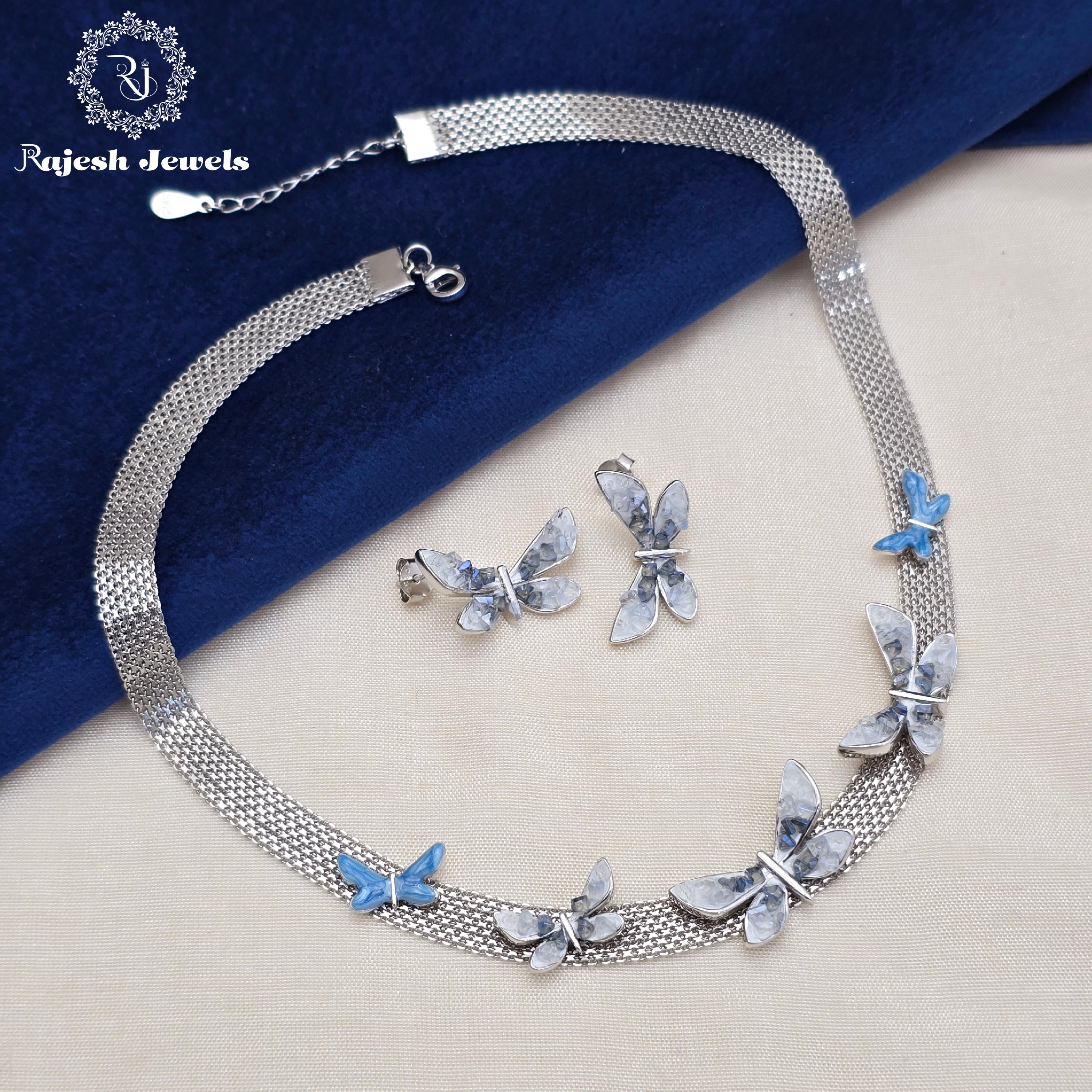 Dewdrop Butterfly Cz Necklace