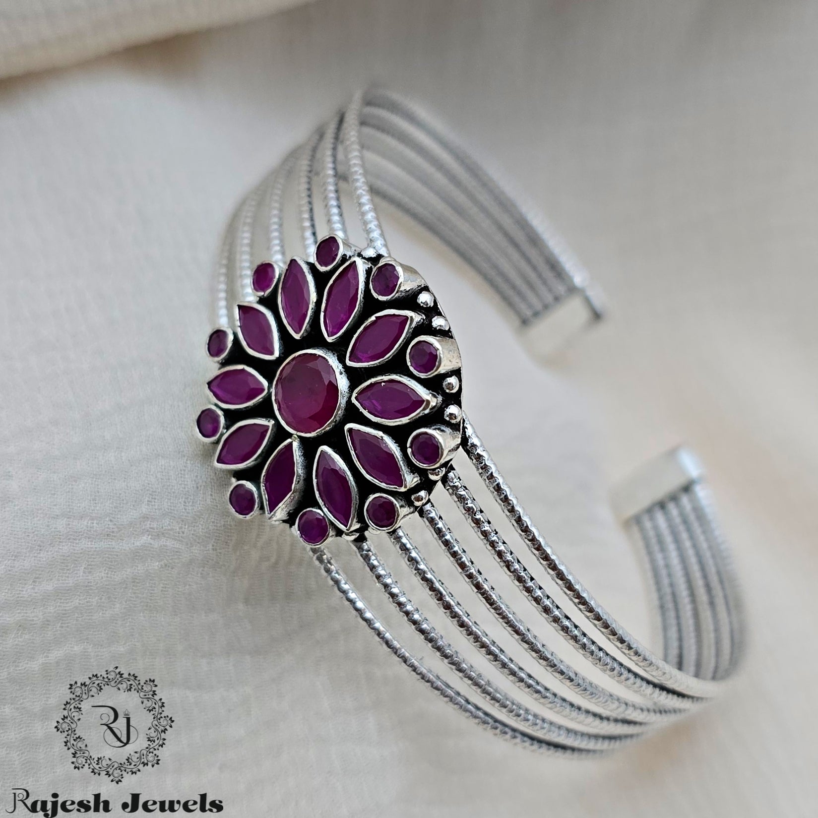 Enchanting Floral Hand Kada