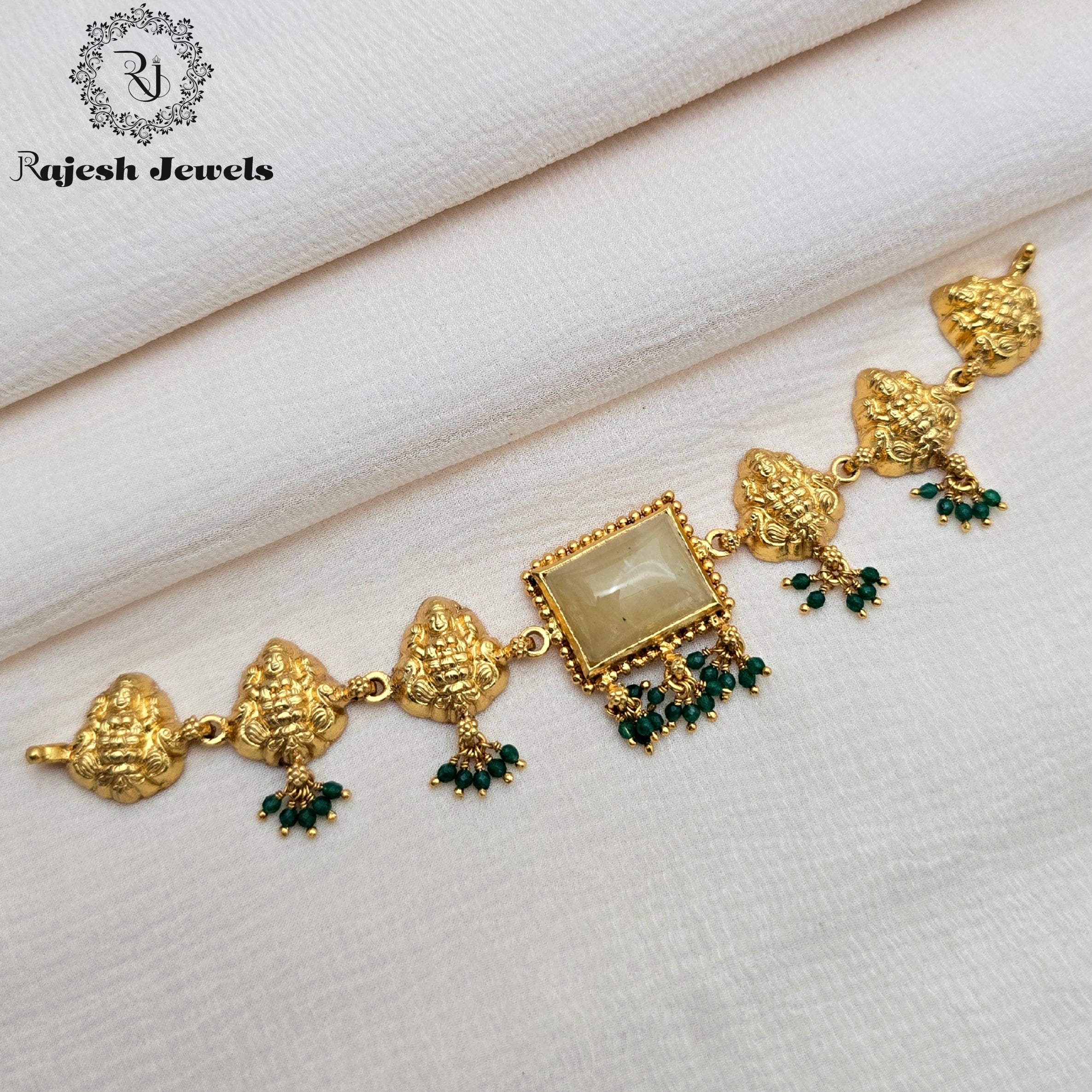 Wonderful Nakshi Laxmi Gold Plated Choker