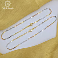 Charming Tricolour Sleek Anklet