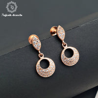 Half Moon Rosegold Earrings