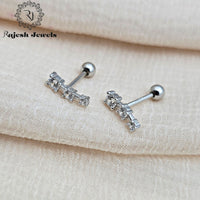 Outstanding Cz 2nd Stud Earrings