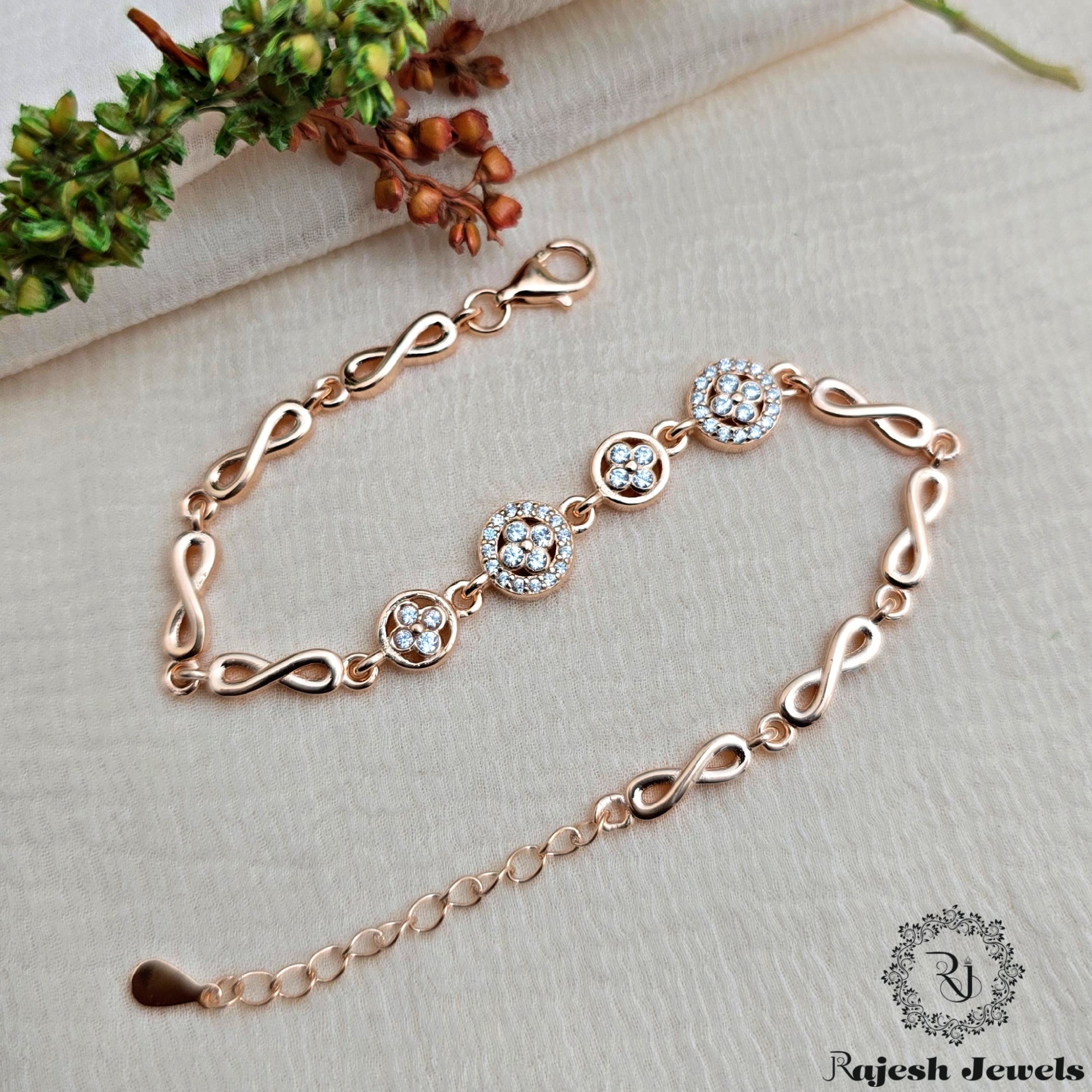 Enchanting Cz Rosegold Bracelet