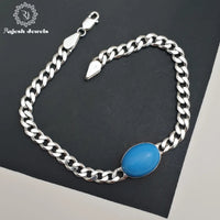 Plain Turquoise Men's Bracelet