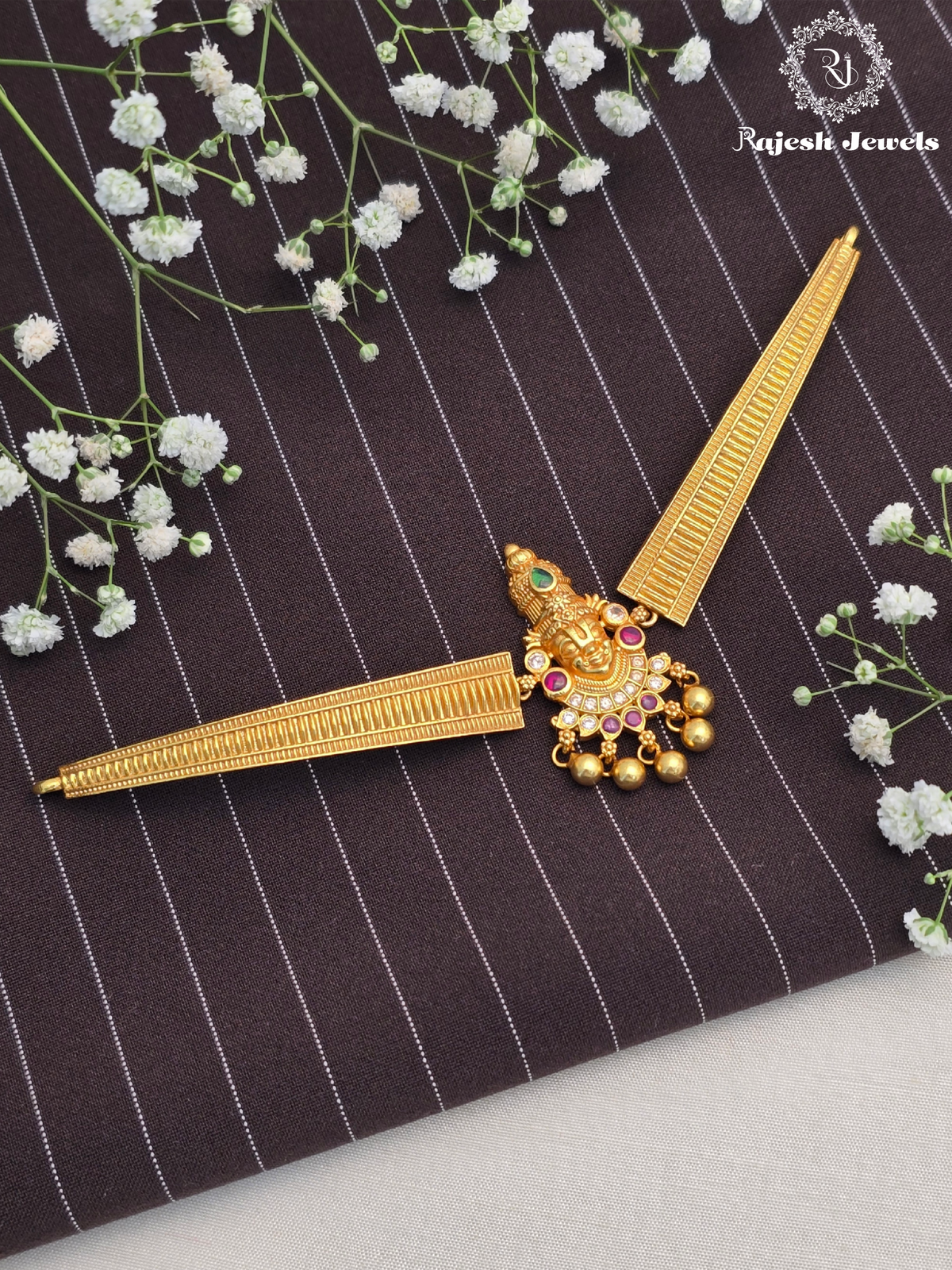 Divine Lord Balaji Hasli Choker Neckpiece