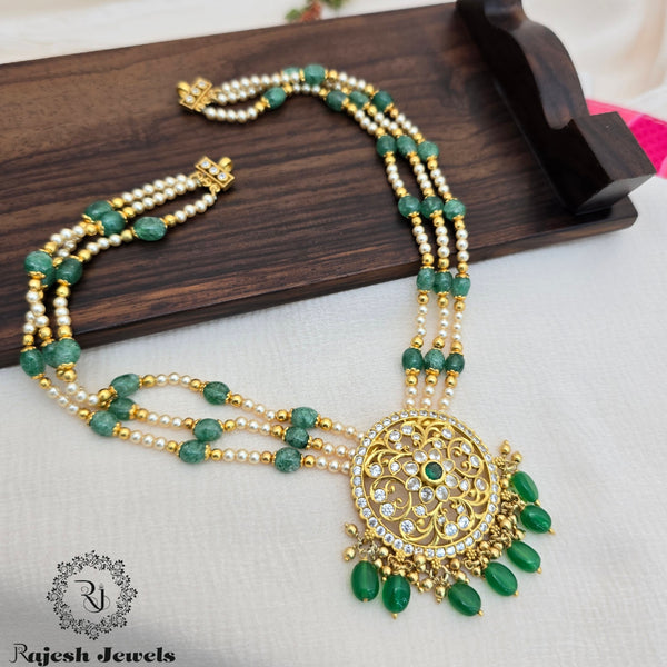 Artistic Pure Silver Gold Plated Necklace