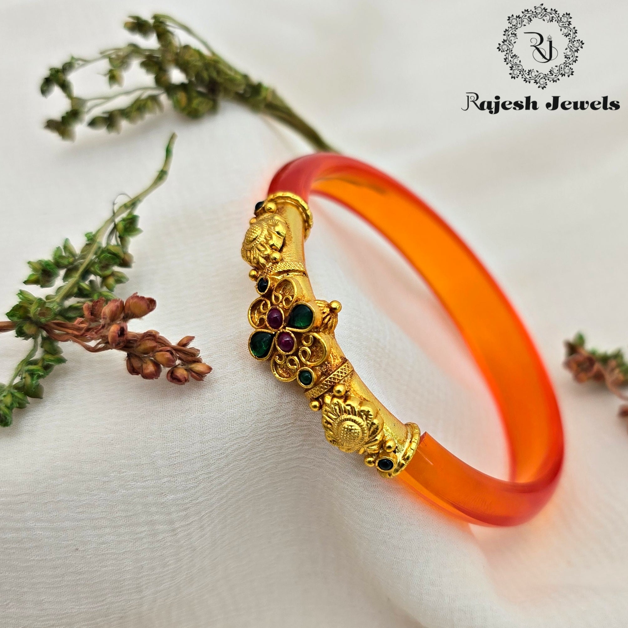 Fascinating Silver Gold Plated Bangle
