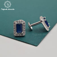 Squared Cz South Screw Studs