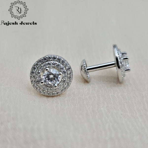 Classic Round Cz South Screw Studs