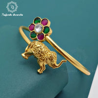 Floral Elephant Hand Kada