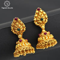 Traditional Gold Plated Jumka Earrings