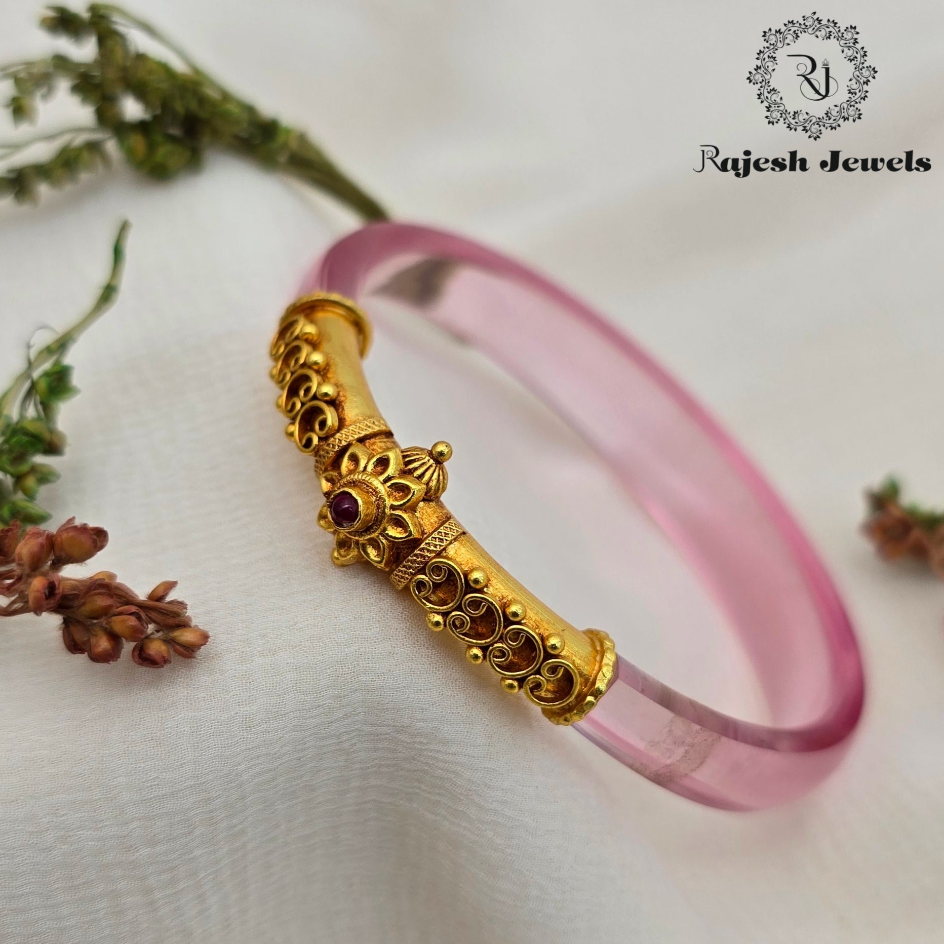 Fabulous Silver Gold Plated Bangle