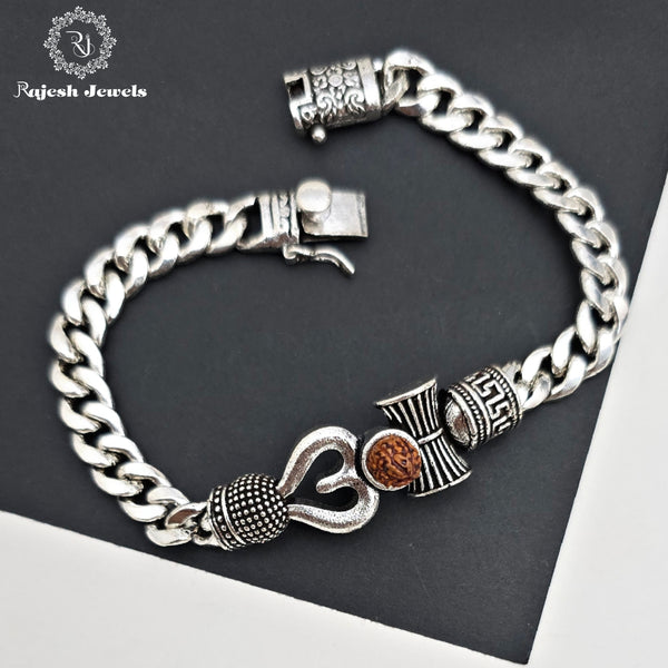 Damaru Rudraksh Trident Fusion Bracelet