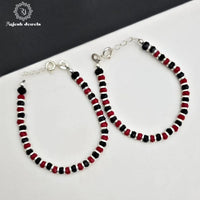 Red & Black Bead Nazariya Bracelet