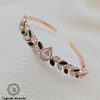 Elegant Rosegold Cuff Kada