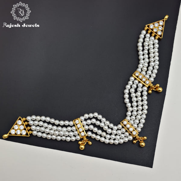 4 Layered Mesmerising Pearl Neckpiece