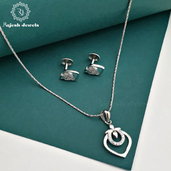 Elegant Cz Pendant Set