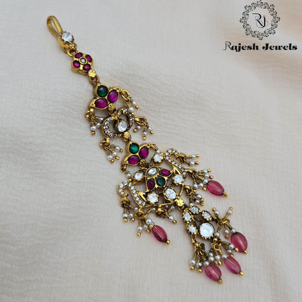 Exquisite Moissanite Kundan Mangtika