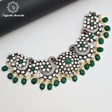 Mesmerizing Moissanite Choker Neckpiece