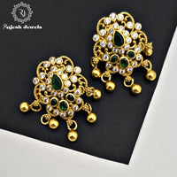 Pleasing Cz Gold Plated Earrings