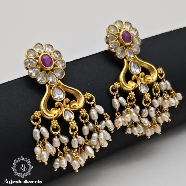 Matchless Gutta Pusalu Chandbali Earrings