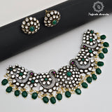 Mesmerizing Moissanite Choker Neckpiece