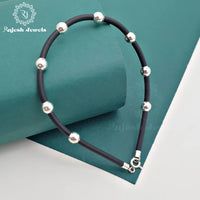 925 Silver Silicon Bracelet