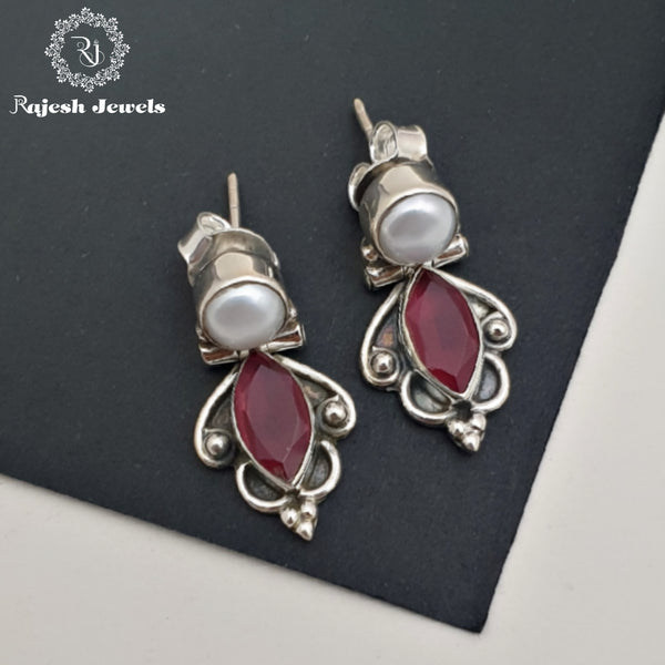 Fabulant Pearl Cutstone Earring