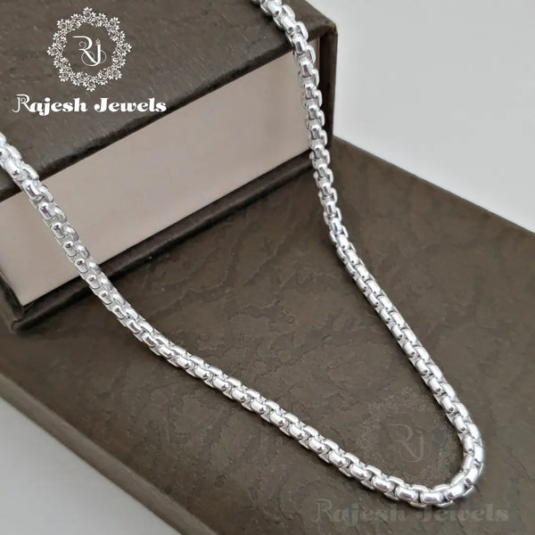 Classic Round Pure Silver Neckchain