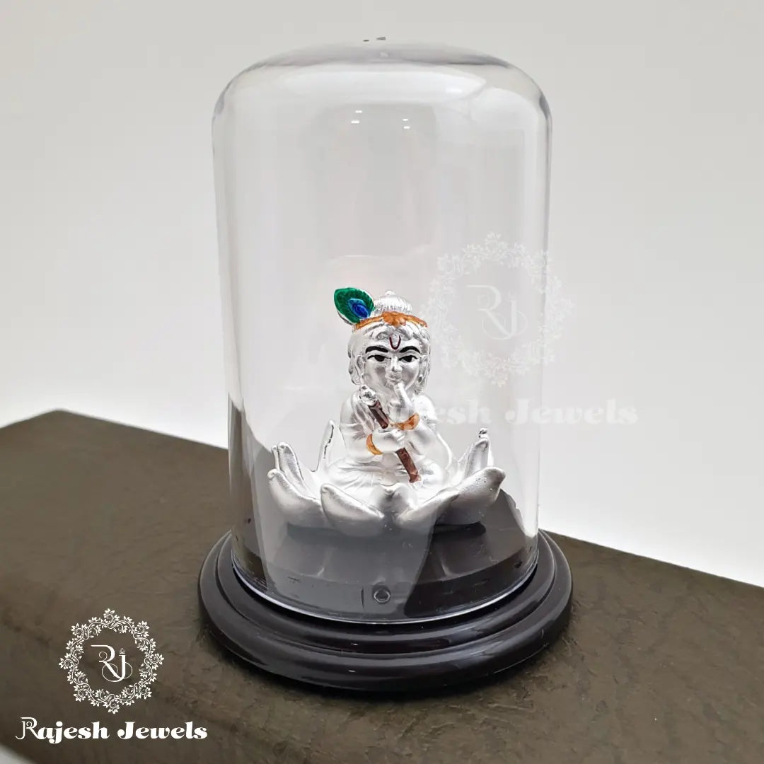 Lord Bal Krishna Silver Idol