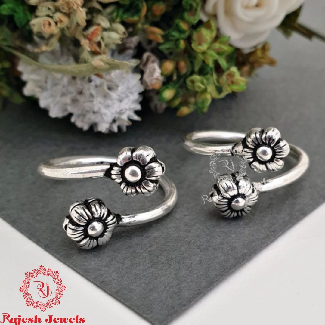 925 Pure Silver Oxidised Toering 1012