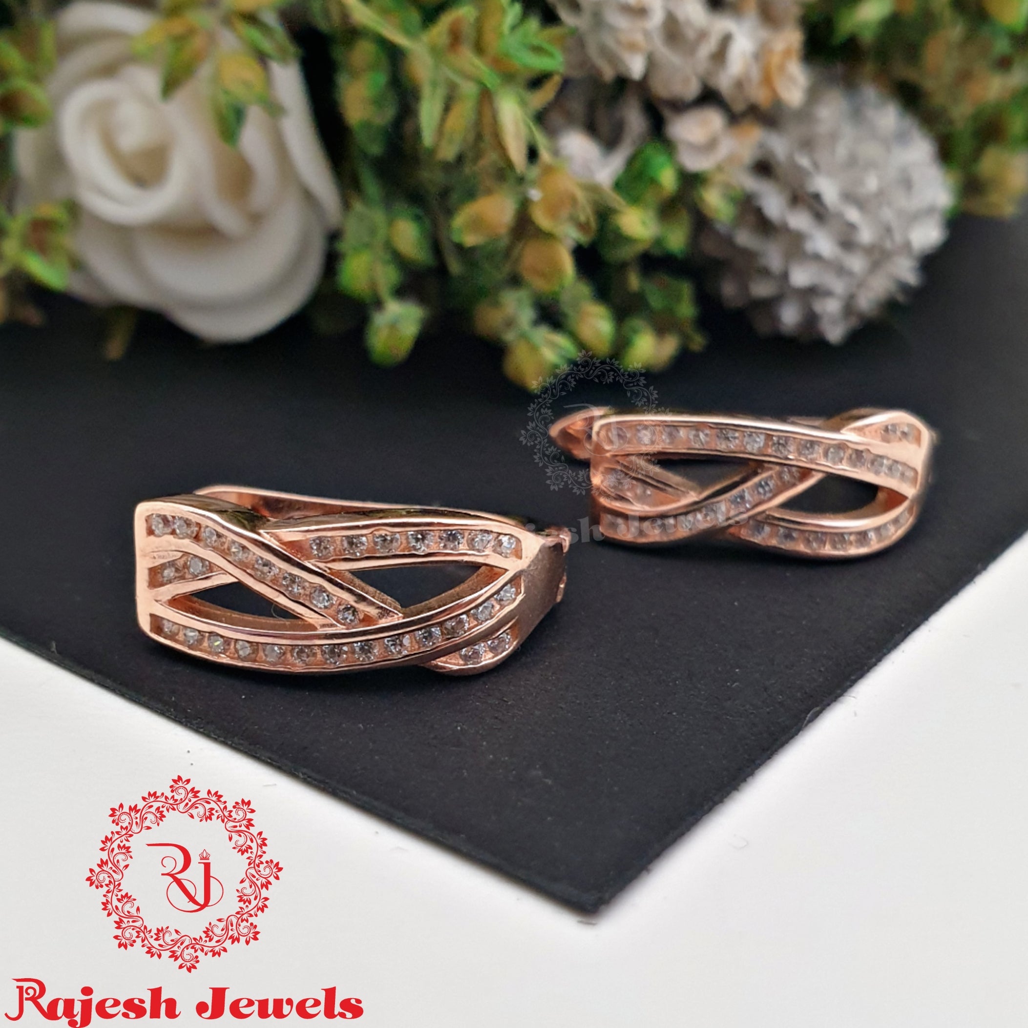 Glowing Rosegold Earrings