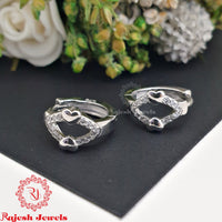 Dual Heart Hoop Earrings