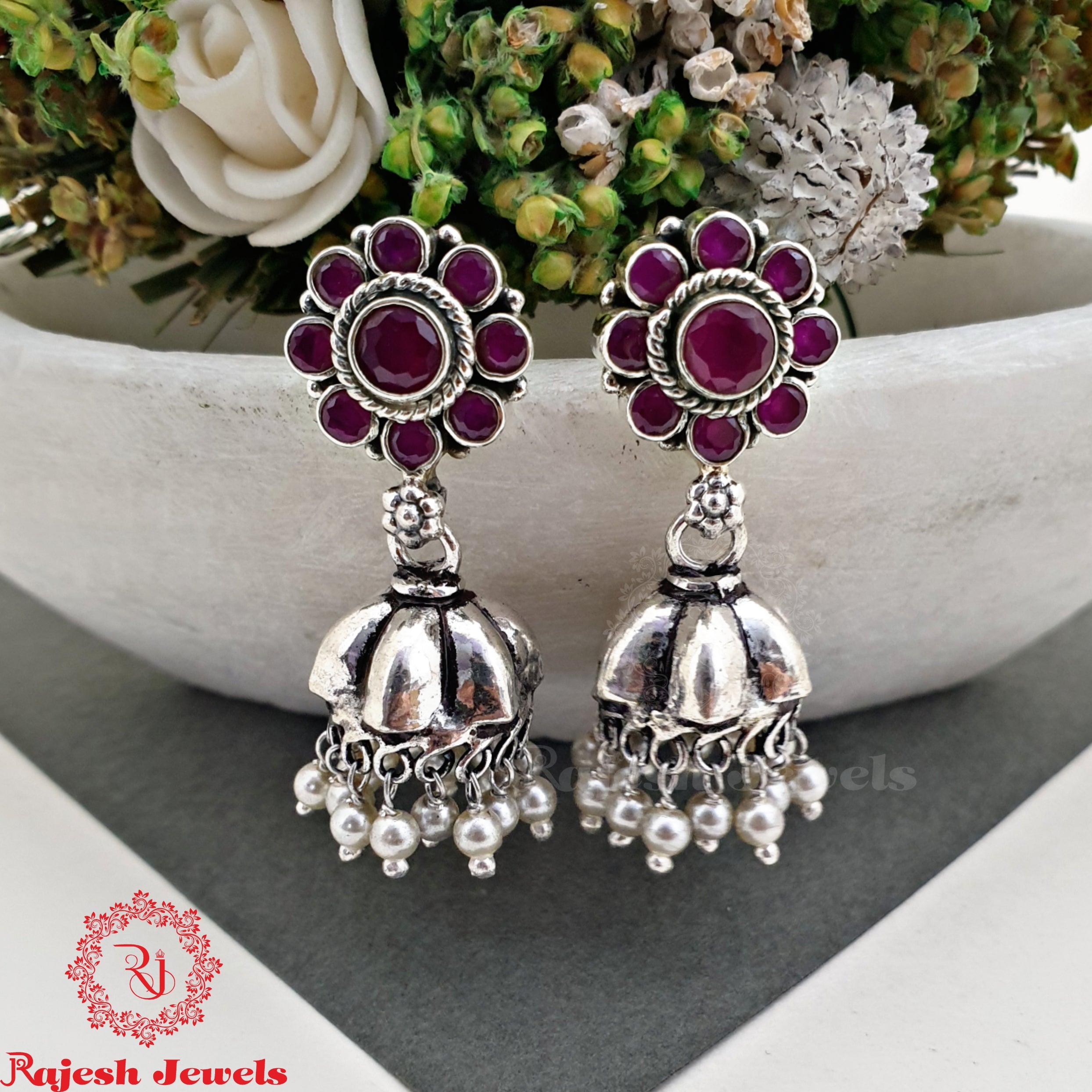 Graceful Oxidised Jumka