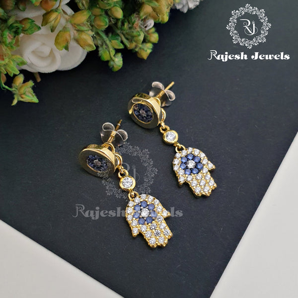 Evil Eye Cz Earrings