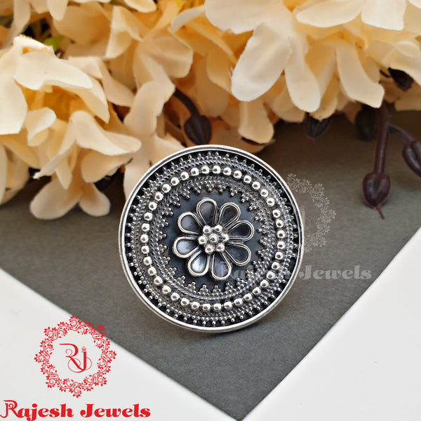 Floral Rawa Work Finger Ring