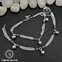 Inspiring Pure Silver Anklets