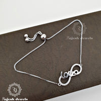 Infinity Love Adjustable Bracelet