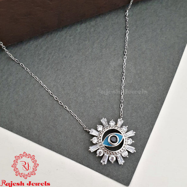 Love Talisman Evil Eye Necklace With Blue Sapphire Evil Eye Necklace Hamsa  Necklace - Etsy