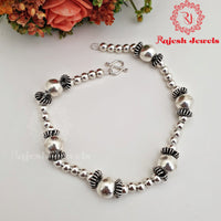 Pure Silver Beads Hand Bracelet