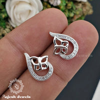 Beautiful Butterfly Pure Silver Studs