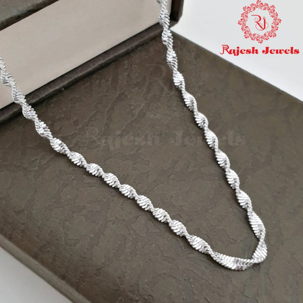 Ladies chain deals design silver